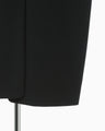 Cording Embroidery Duffle Coat - black