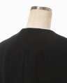Cording Embroidery Short Duffle Coat - black
