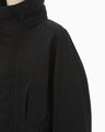 Nylon Twill Work Jacket - black