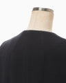 Cording Embroidery Short Duffle Coat - navy