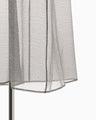 Floral Jacquard Sheer Dress - black
