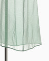 Floral Jacquard Sheer Dress - green