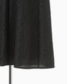 Arabesque Jacquard Long Dress - black