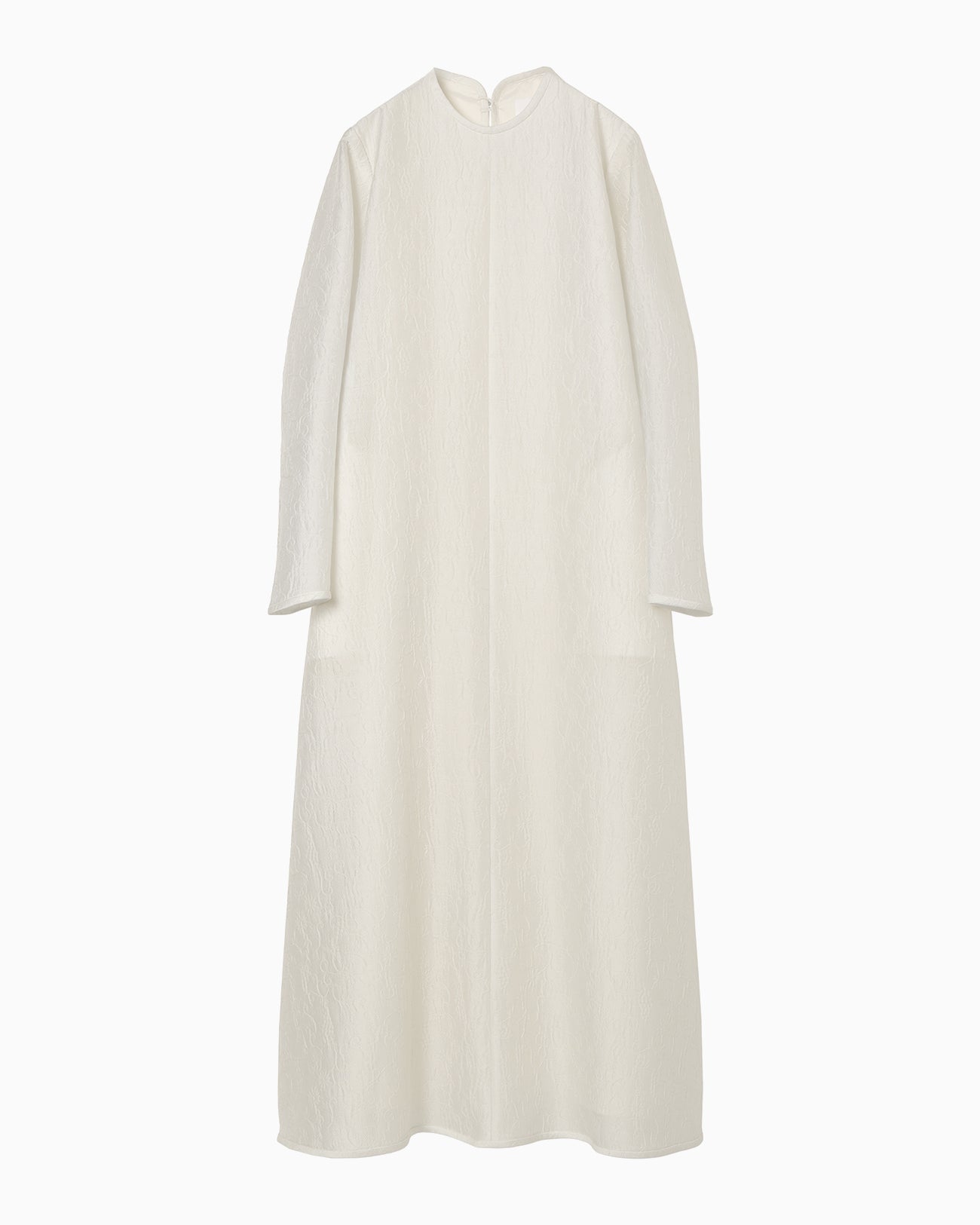 Arabesque Jacquard Long Dress - white - Mame Kurogouchi