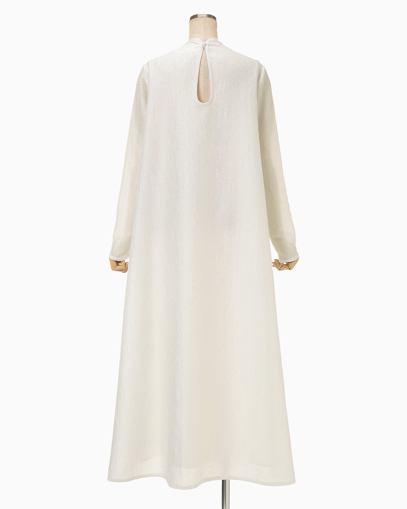Arabesque Jacquard Long Dress - white - Mame Kurogouchi
