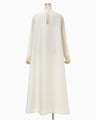 Arabesque Jacquard Long Dress - white