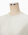 Arabesque Jacquard Long Dress - white