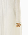 Arabesque Jacquard Long Dress - white
