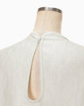 Arabesque Jacquard Long Dress - white