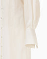 Washi Print Shirt Dress - white