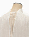 Shimmering Draped Dress - white