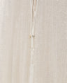 Shimmering Draped Dress - white