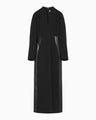 Wool Triacetate Lined Dress - black