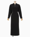Wool Triacetate Lined Dress - black
