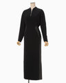 Wool Triacetate Lined Dress - black