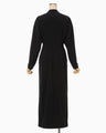 Wool Triacetate Lined Dress - black