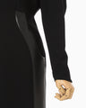 Wool Triacetate Lined Dress - black