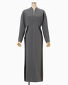 Wool Triacetate Lined Dress - grey