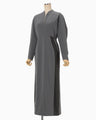 Wool Triacetate Lined Dress - grey