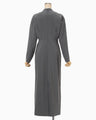 Wool Triacetate Lined Dress - grey
