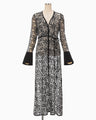 Tule Lace Dress - black