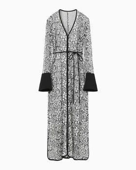 Tule Lace Dress - white