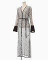 Tule Lace Dress - white