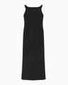 Triacetate Sleeveless Dress - black