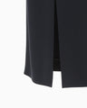 Triacetate Sleeveless Dress - navy