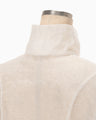 Floral Jacquard Sheer Anorak - white