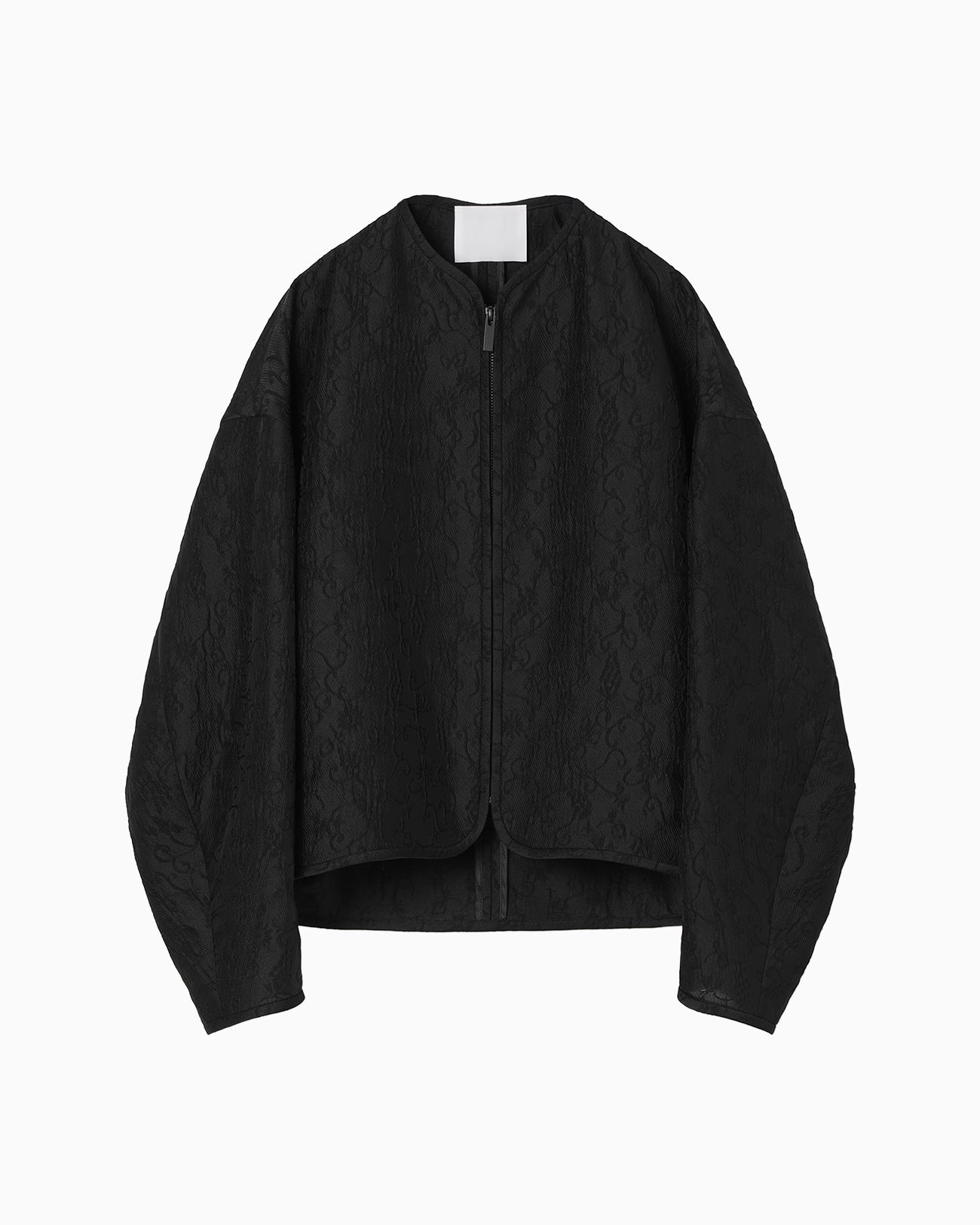 Arabesque Jacquard Short Jacket - black - Mame Kurogouchi