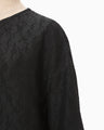 Arabesque Jacquard Short Jacket - black