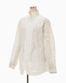 Washi Print Sheer Jacket - white