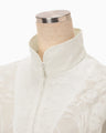 Washi Print Sheer Jacket - white