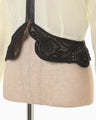 Nylon Short Jacket with Cording Embroidery Detail - ecru