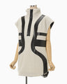 Wool Boa Vest - ecru