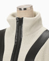 Wool Boa Vest - ecru