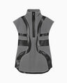 Wool Boa Vest - grey