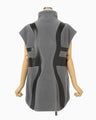 Wool Boa Vest - grey