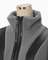 Wool Boa Vest - grey