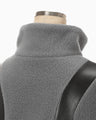 Wool Boa Vest - grey