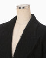 All-Over-Fringe Oversized Jacket - black