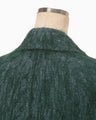 All-Over-Fringe Oversized Jacket - green