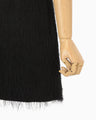 All-Over-Fringe Vest - black