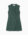 All-Over-Fringe Vest - green