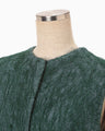 All-Over-Fringe Vest - green