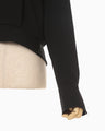 Triacetate Short Jacket - black