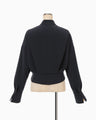Triacetate Short Jacket - navy