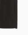 Cotton Jersey Asymmetric Dress - black