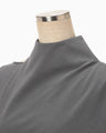 Cotton Jersey Asymmetric Dress - grey